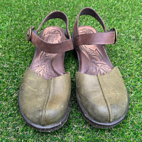 Born Boho Indie Brown Leather Sandals Women’s Size 9. - Picture 2 of 8